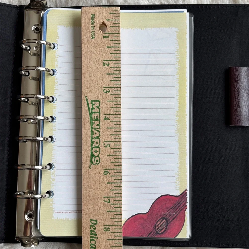 Franklin Covey Original Classic 7-Ring Starter Binder Burgundy Vintage‎ MCM